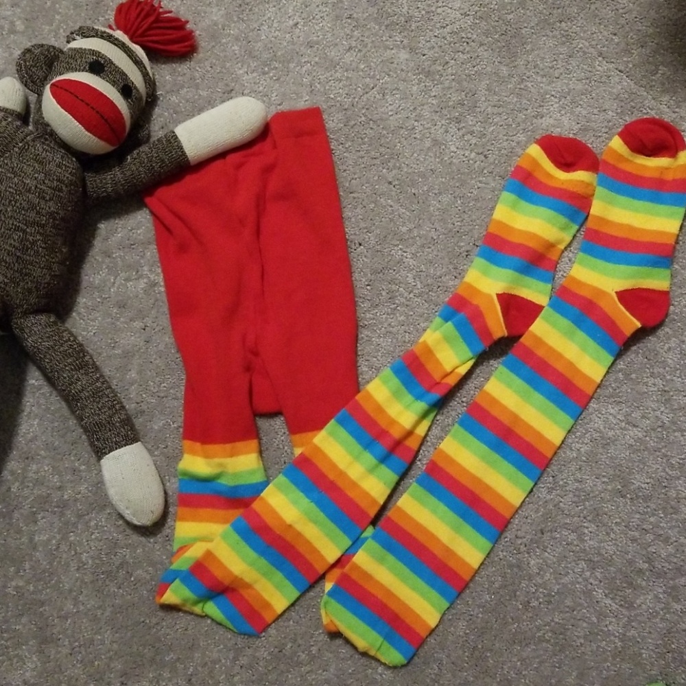 🌸Rainbow sock tights🌸